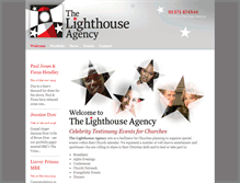 Tablet Screenshot of lighthouseagency.co.uk